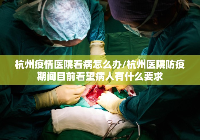 杭州疫情医院看病怎么办/杭州医院防疫期间目前看望病人有什么要求