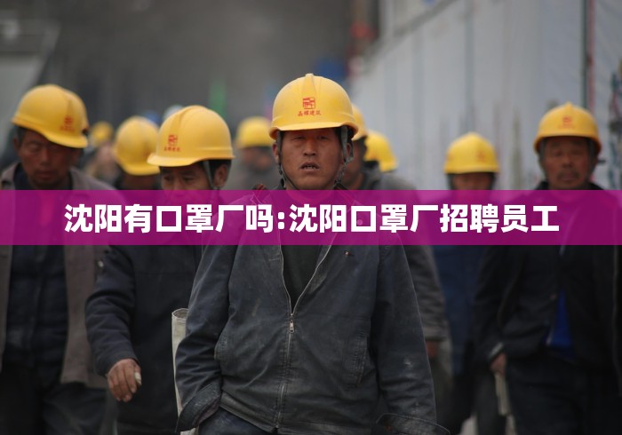 沈阳有口罩厂吗:沈阳口罩厂招聘员工 沈阳有口罩厂吗:沈阳口罩厂招聘员工