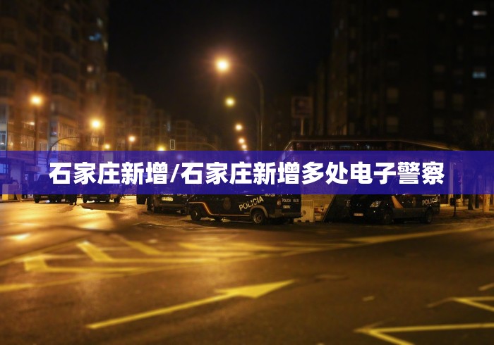 石家庄新增/石家庄新增多处电子警察 石家庄新增/石家庄新增多处电子警察