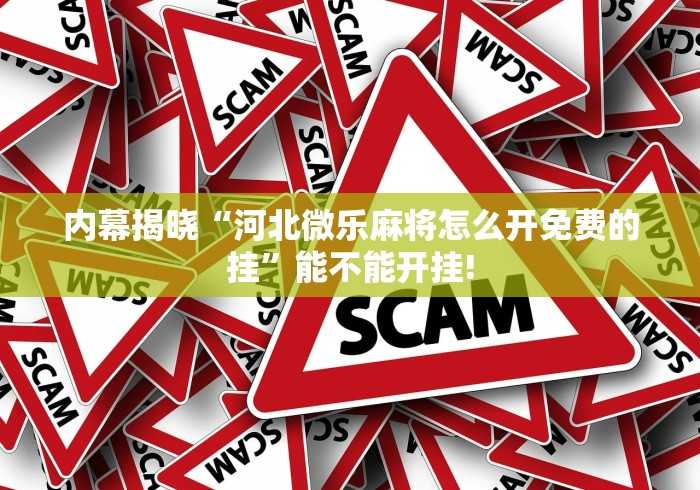 内幕揭晓“河北微乐麻将怎么开免费的挂”能不能开挂! 内幕揭晓“河北微乐麻将怎么开免费的挂”能不能开挂!