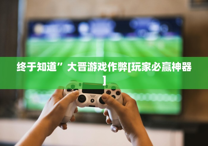终于知道”大晋游戏作弊[玩家必赢神器]