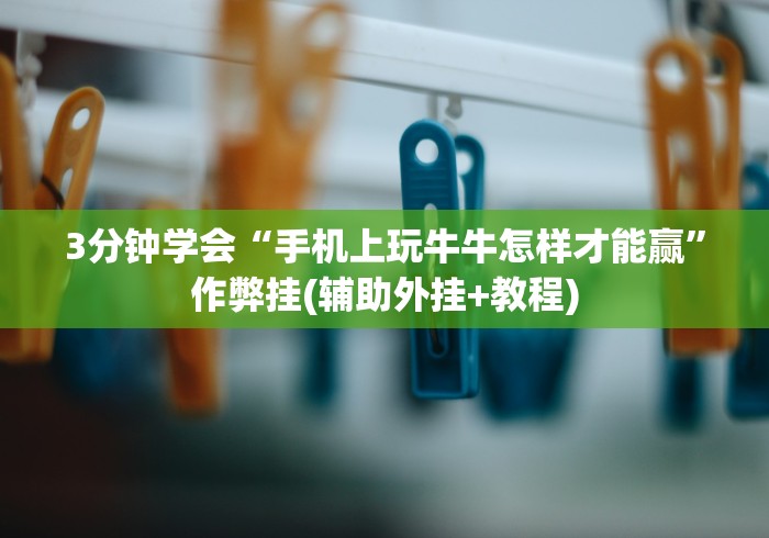3分钟学会“手机上玩牛牛怎样才能赢”作弊挂(辅助外挂+教程) 3分钟学会“手机上玩牛牛怎样才能赢”作弊挂(辅助外挂+教程)
