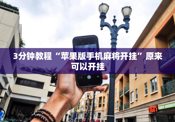 3分钟教程“苹果版手机麻将开挂”原来可以开挂 3分钟教程“苹果版手机麻将开挂”原来可以开挂