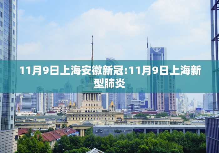 11月9日上海安徽新冠:11月9日上海新型肺炎 11月9日上海安徽新冠:11月9日上海新型肺炎