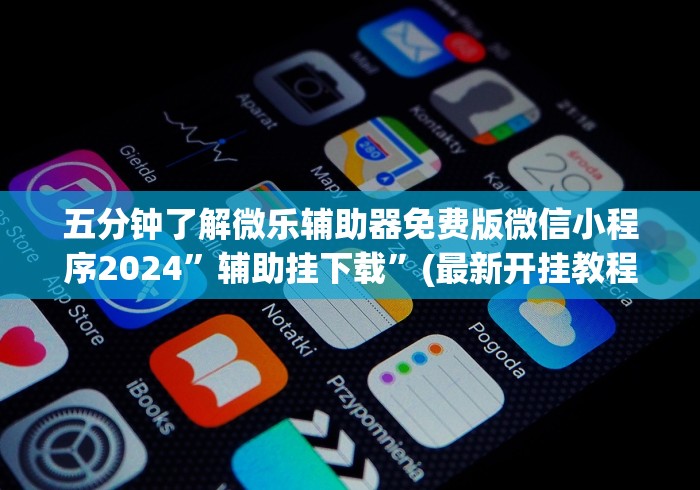 五分钟了解微乐辅助器免费版微信小程序2024”辅助挂下载”(最新开挂教程)