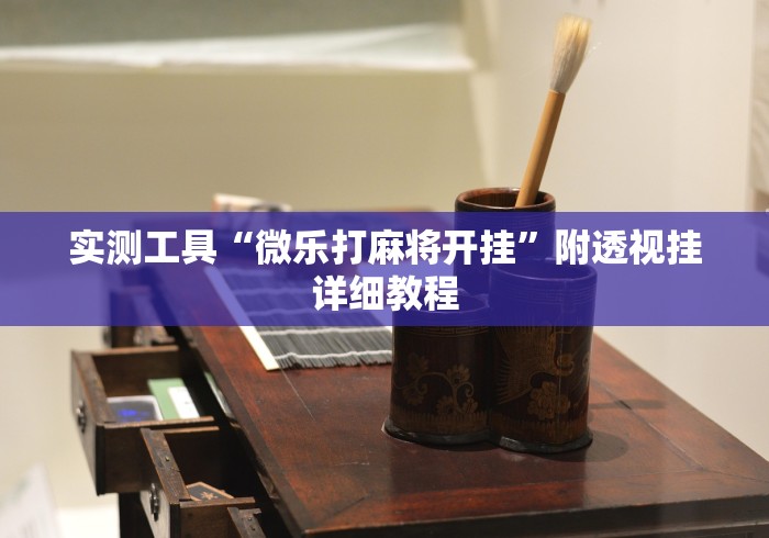 实测工具“微乐打麻将开挂”附透视挂详细教程 实测工具“微乐打麻将开挂”附透视挂详细教程