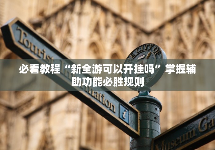 必看教程“新全游可以开挂吗”掌握辅助功能必胜规则