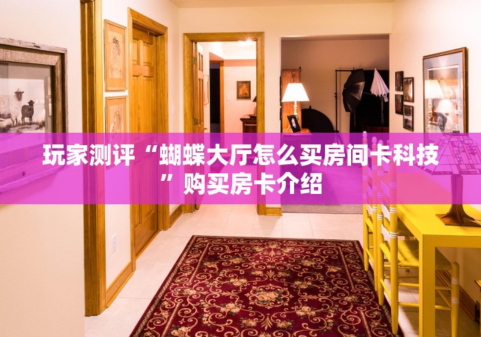 玩家测评“蝴蝶大厅怎么买房间卡科技”购买房卡介绍
