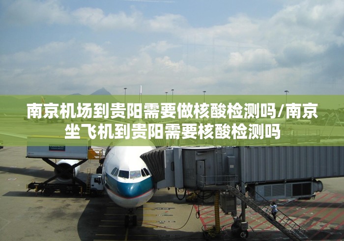 南京机场到贵阳需要做核酸检测吗/南京坐飞机到贵阳需要核酸检测吗 南京机场到贵阳需要做核酸检测吗/南京坐飞机到贵阳需要核酸检测吗