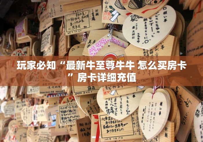 玩家必知“最新牛至尊牛牛 怎么买房卡”房卡详细充值