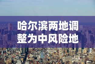 哈尔滨两地调整为中风险地区:哈尔滨中风险还是低风险