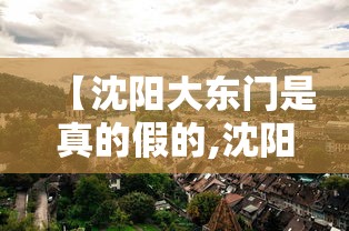 【沈阳大东门是真的假的,沈阳大东门附近美食】
