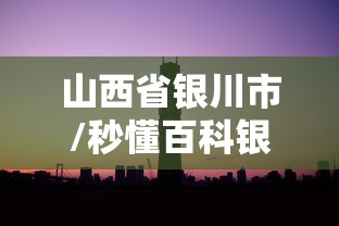 山西省银川市/秒懂百科银川市