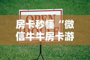 房卡秒懂“微信牛牛房卡游戏代理”购买房卡介绍
