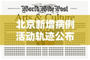 北京新增病例活动轨迹公布:北京新增本地确诊病例行动轨迹 北京新增病例活动轨迹公布:北京新增本地确诊病例行动轨迹
