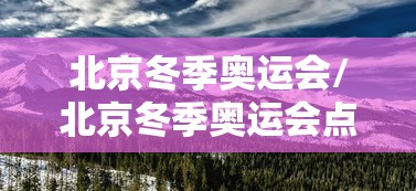 北京冬季奥运会/北京冬季奥运会点火 北京冬季奥运会/北京冬季奥运会点火
