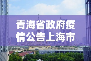 青海省政府疫情公告上海市最新/青海省近期疫情防控公告 青海省政府疫情公告上海市最新/青海省近期疫情防控公告