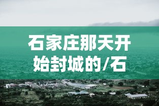 石家庄那天开始封城的/石家庄哪一天封城
