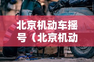 北京机动车摇号（北京机动车摇号怎么申请）