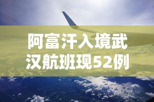 阿富汗入境武汉航班现52例感染者(阿富汗口岸) 阿富汗入境武汉航班现52例感染者(阿富汗口岸)
