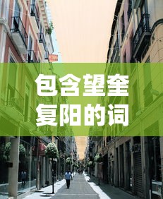 包含望奎复阳的词条 包含望奎复阳的词条