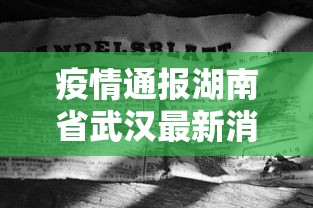 疫情通报湖南省武汉最新消息/武汉疫情管控消息