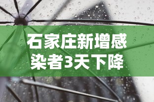石家庄新增感染者3天下降近八成（石家庄 病例）