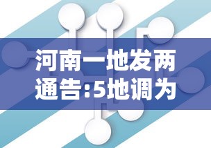 河南一地发两通告:5地调为中风险/河南区域调整 河南一地发两通告:5地调为中风险/河南区域调整