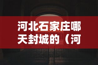 河北石家庄哪天封城的（河北石家庄哪天封城的啊）