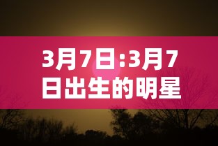 3月7日:3月7日出生的明星