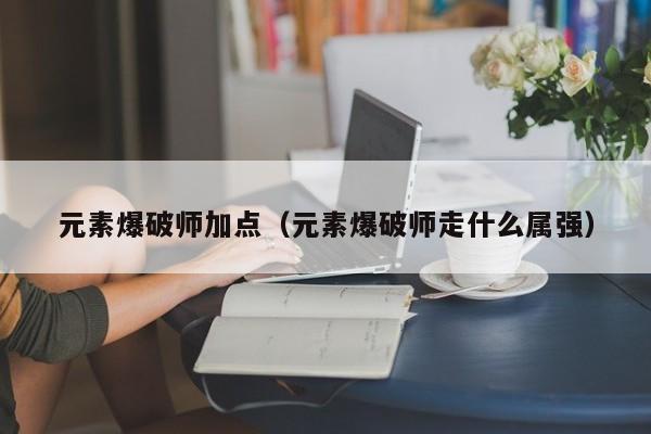 元素爆破师加点(元素爆破师走什么属强)
