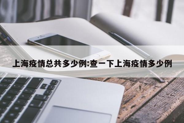 上海疫情总共多少例:查一下上海疫情多少例